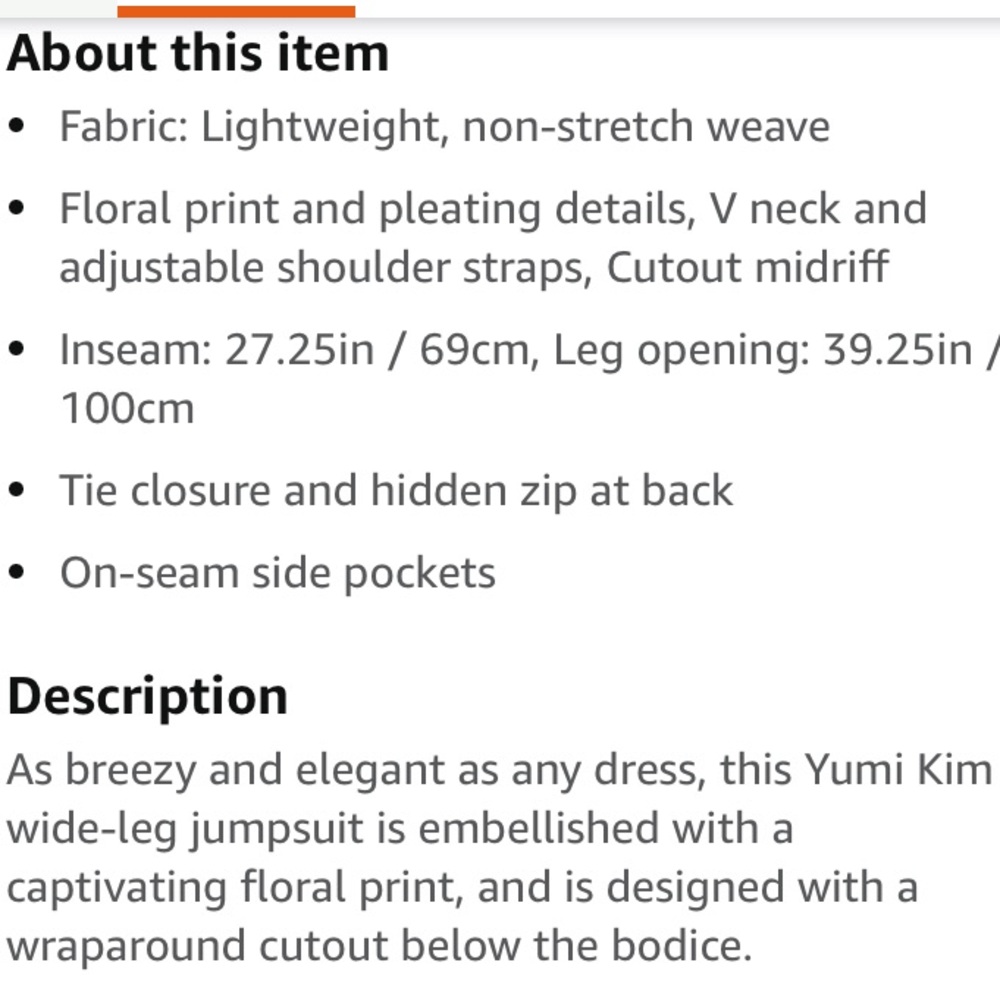 EUC Yumi Kim Kylie pink floral jumpsuit - Picture 11 of 16